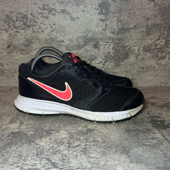 Nike Downshifter 6 Running Shoes 684765-002 Womens sz 9 Black/Pink - Picture 1 of 7